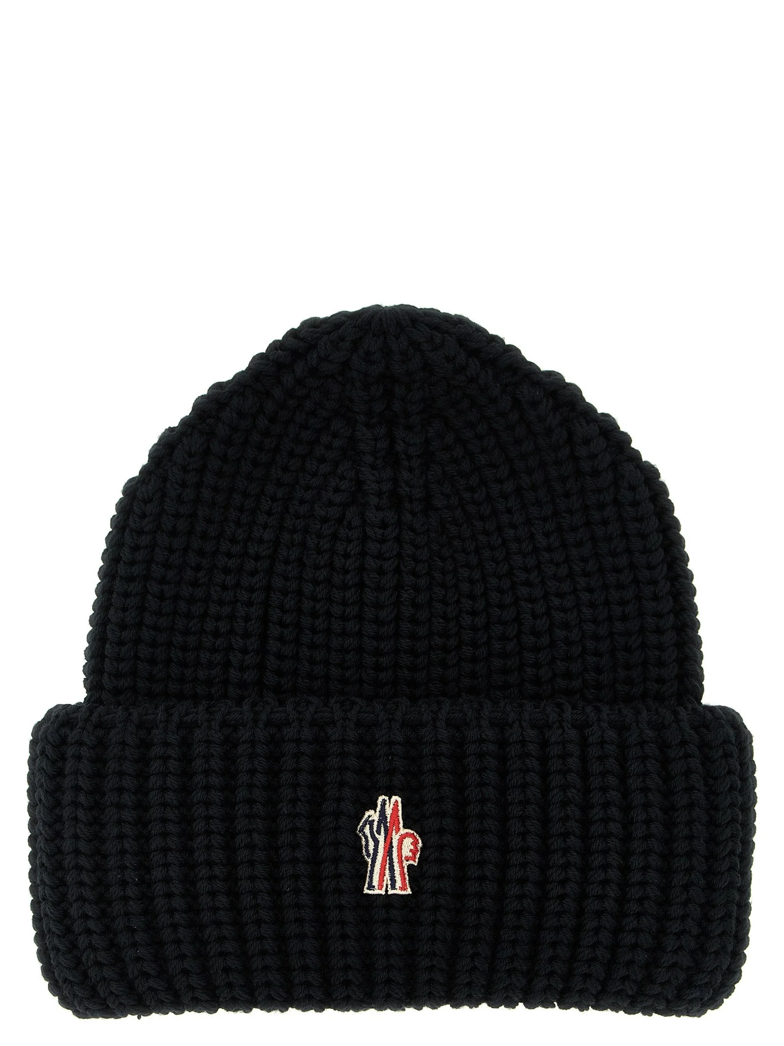 Moncler Grenoble Men Logo Patch Beanie - 1