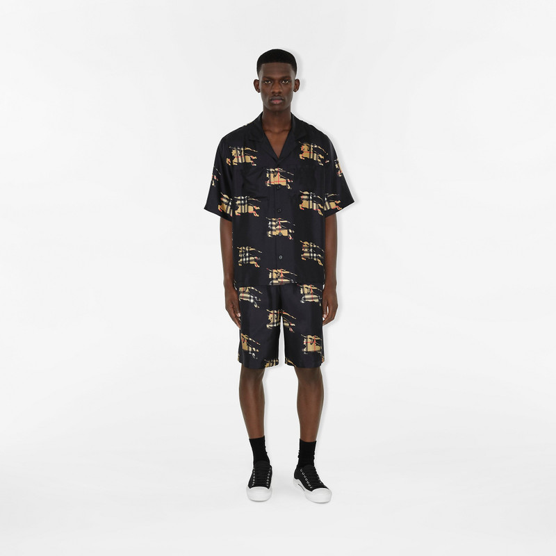 Burberry Check EKD Silk Shorts outlook
