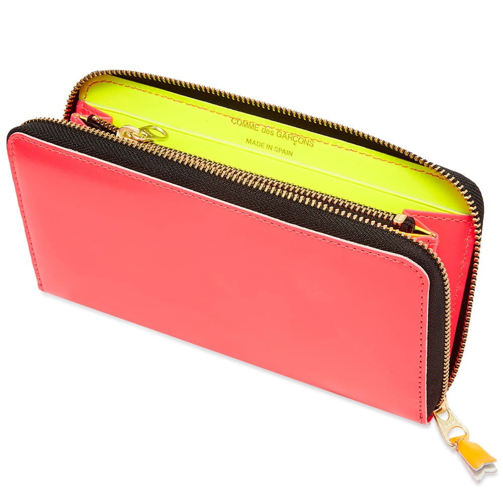 Comme des Garcons SA0111SF Super Fluo Zip Wallet - 3