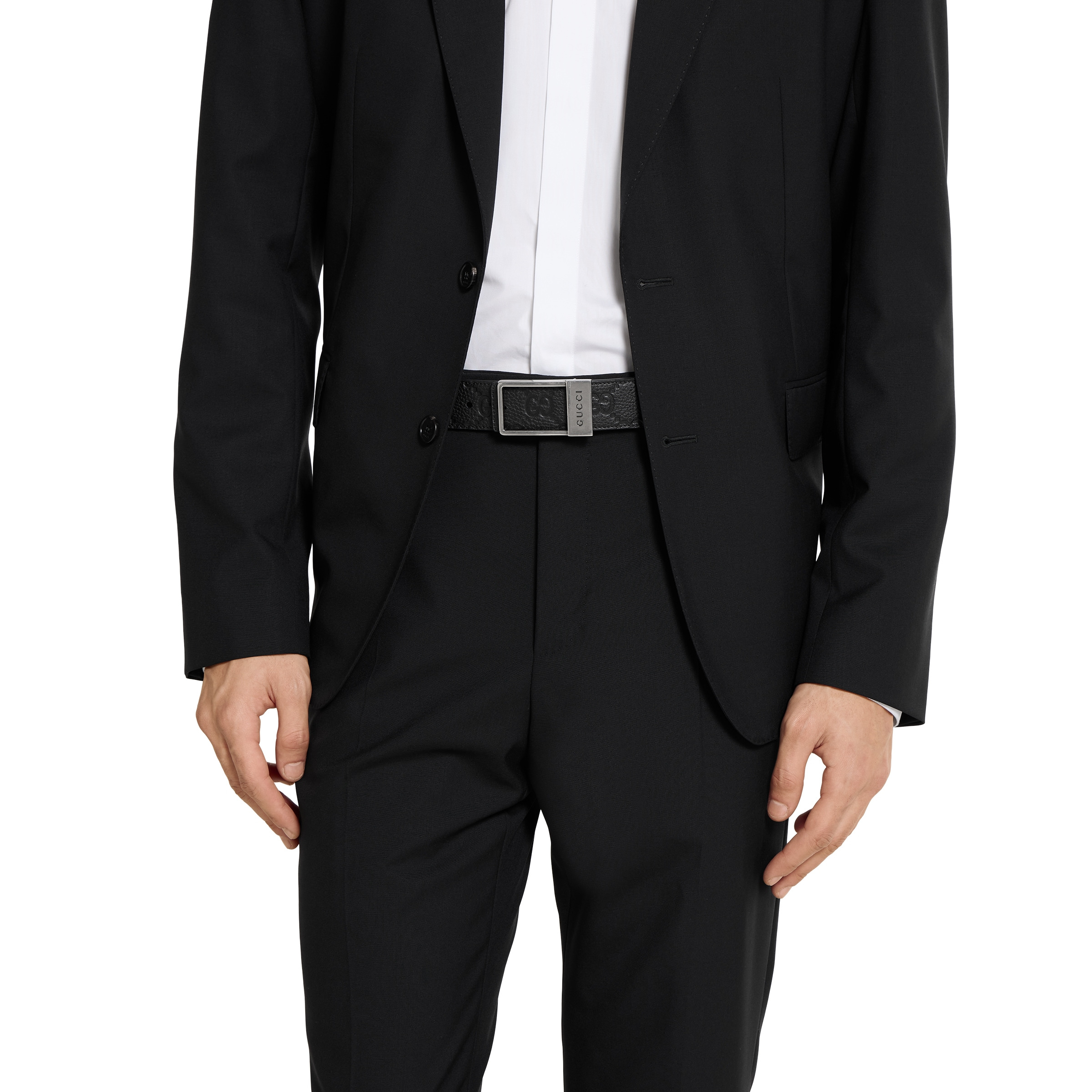 Reversible belt with rectangular buckle - 3