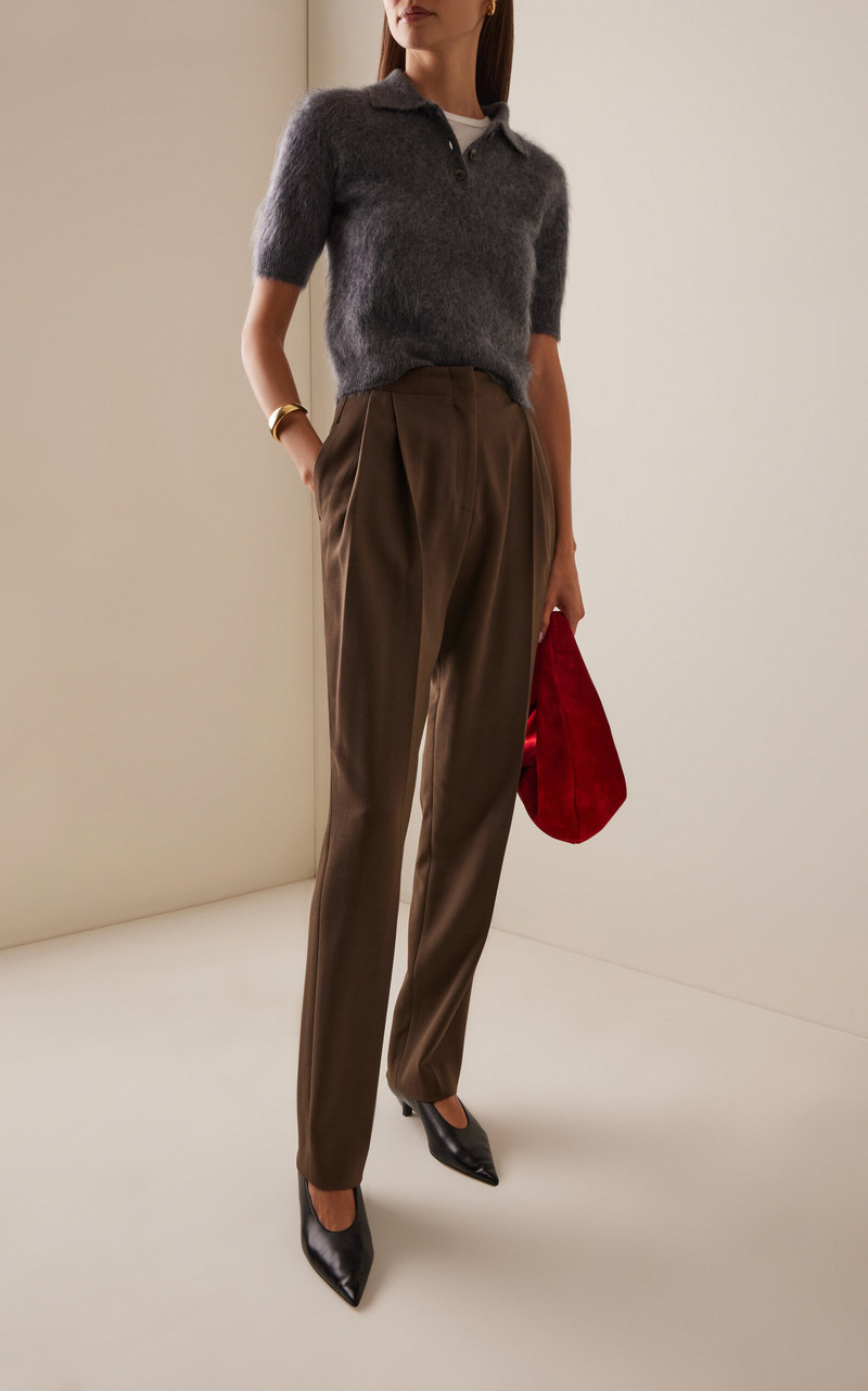 LISA YANG Carolyn Cashmere Sweater grey outlook