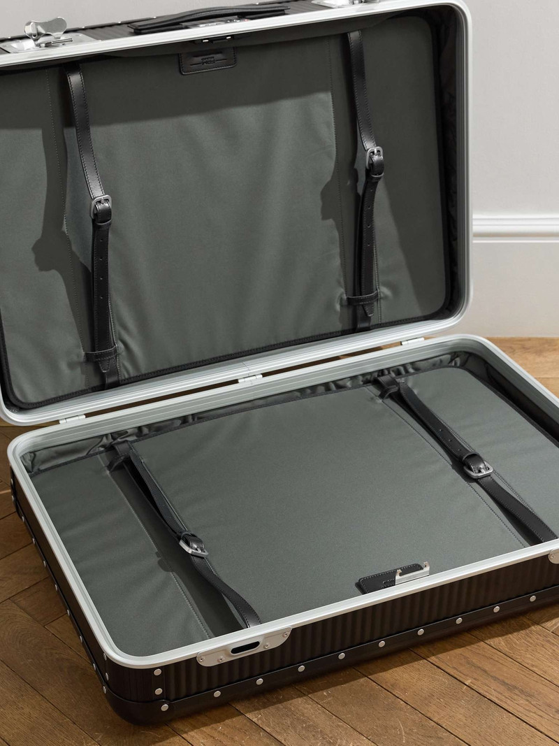 Bank Spinner 76cm Leather-Trimmed Polycarbonate Spinner Suitcase 3