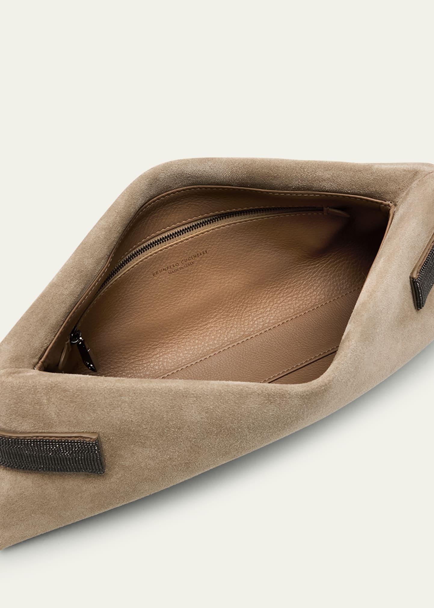 Essense Monili Suede Clutch Bag - 4