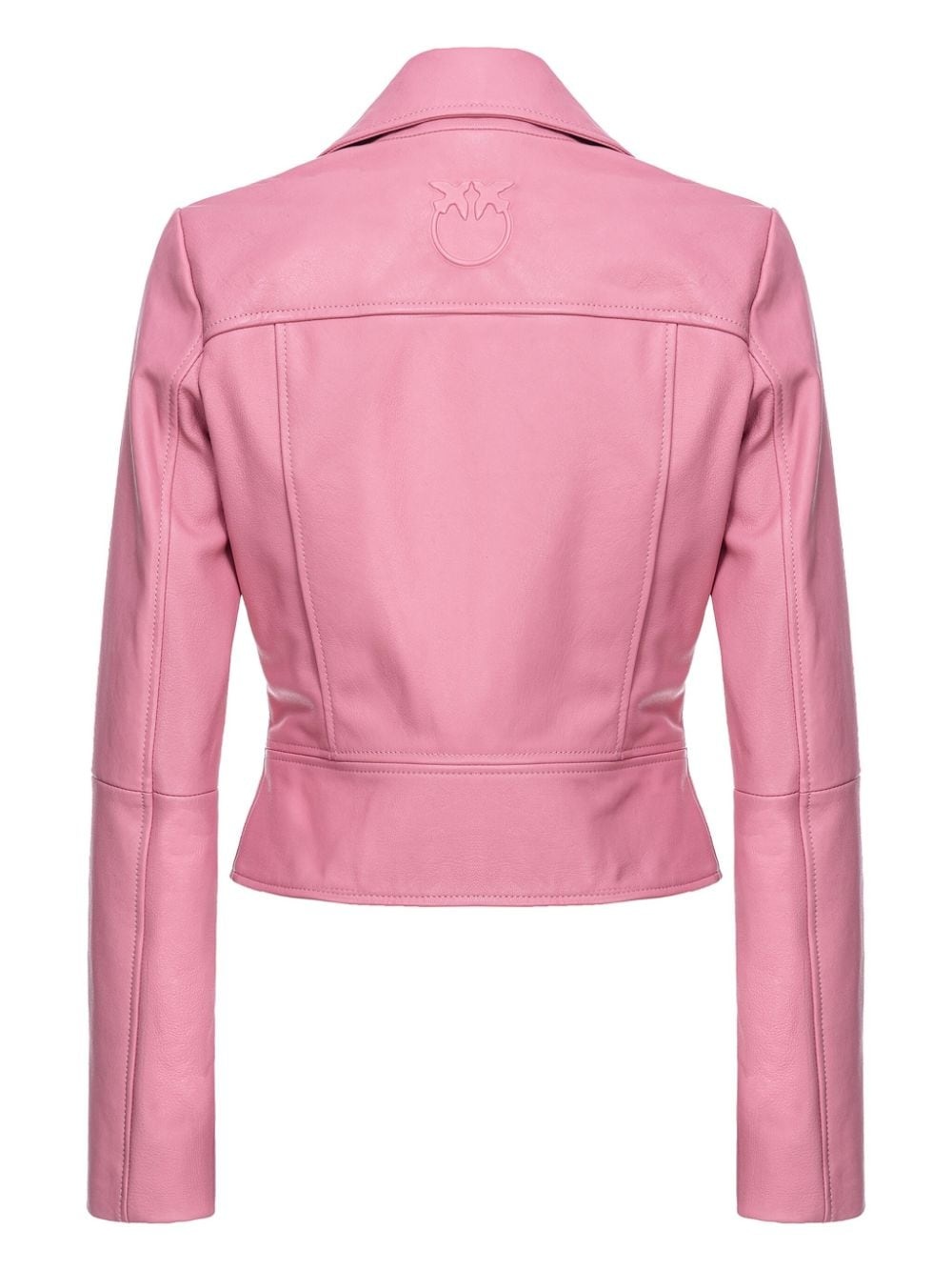 PINKO 　羊革　ジャケット Single-breasted nappa leather blazer PINKO → Shop Online