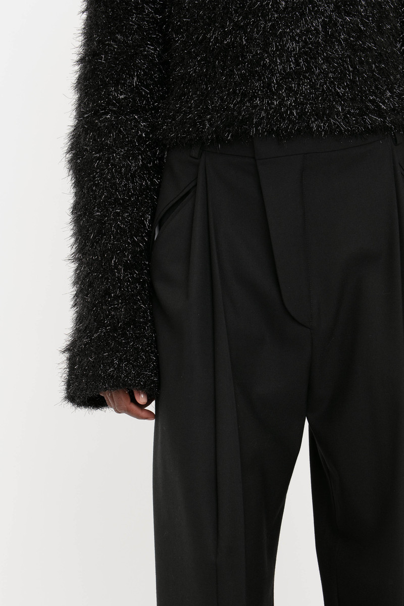 Open Back Jumper In Black 7