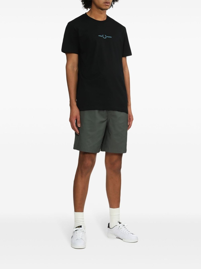 Fred Perry logo-embroidered cotton T-shirt outlook