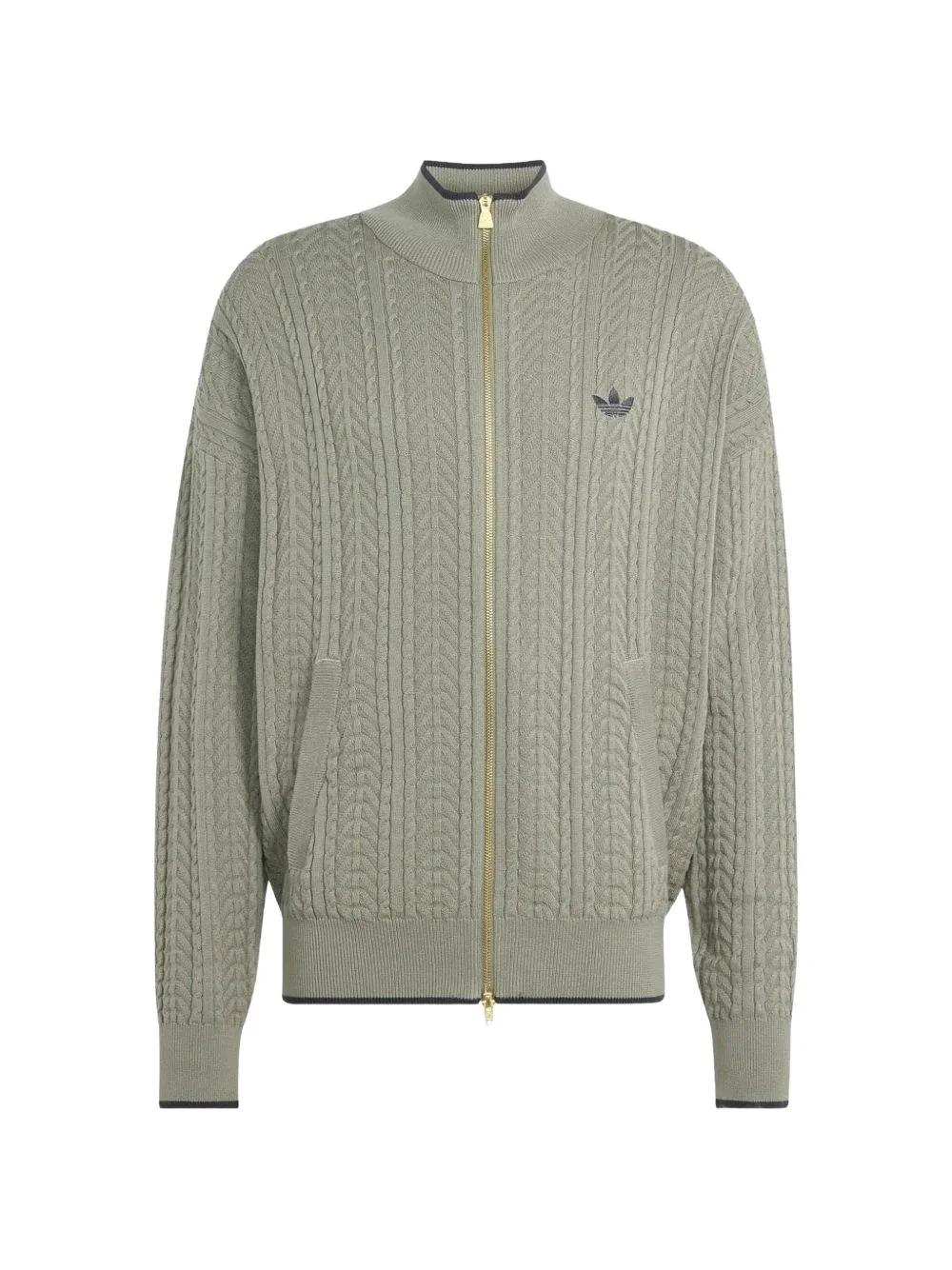 Firebird cable-knit track top - 1