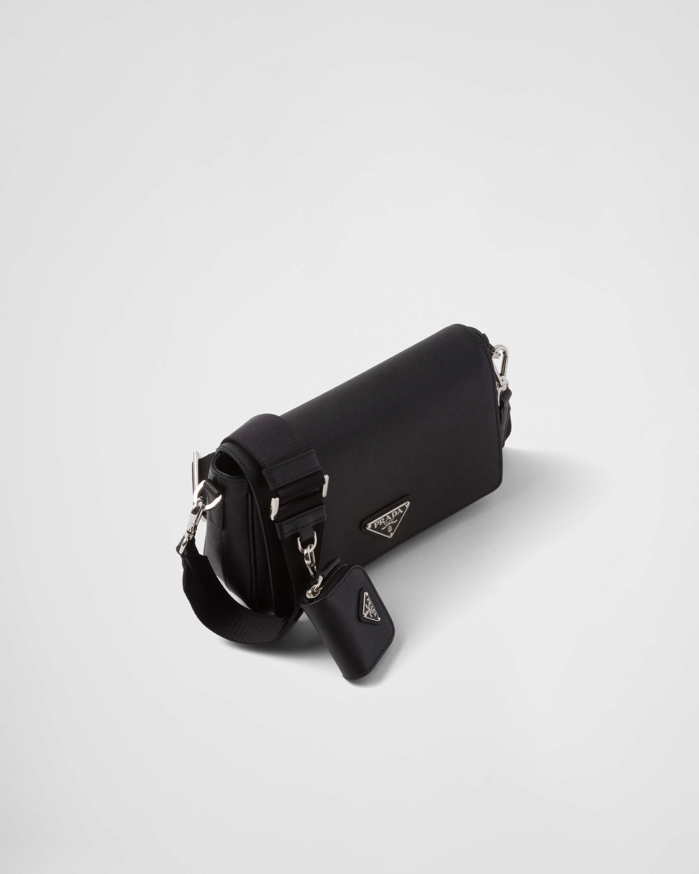 Saffiano leather shoulder bag - 2