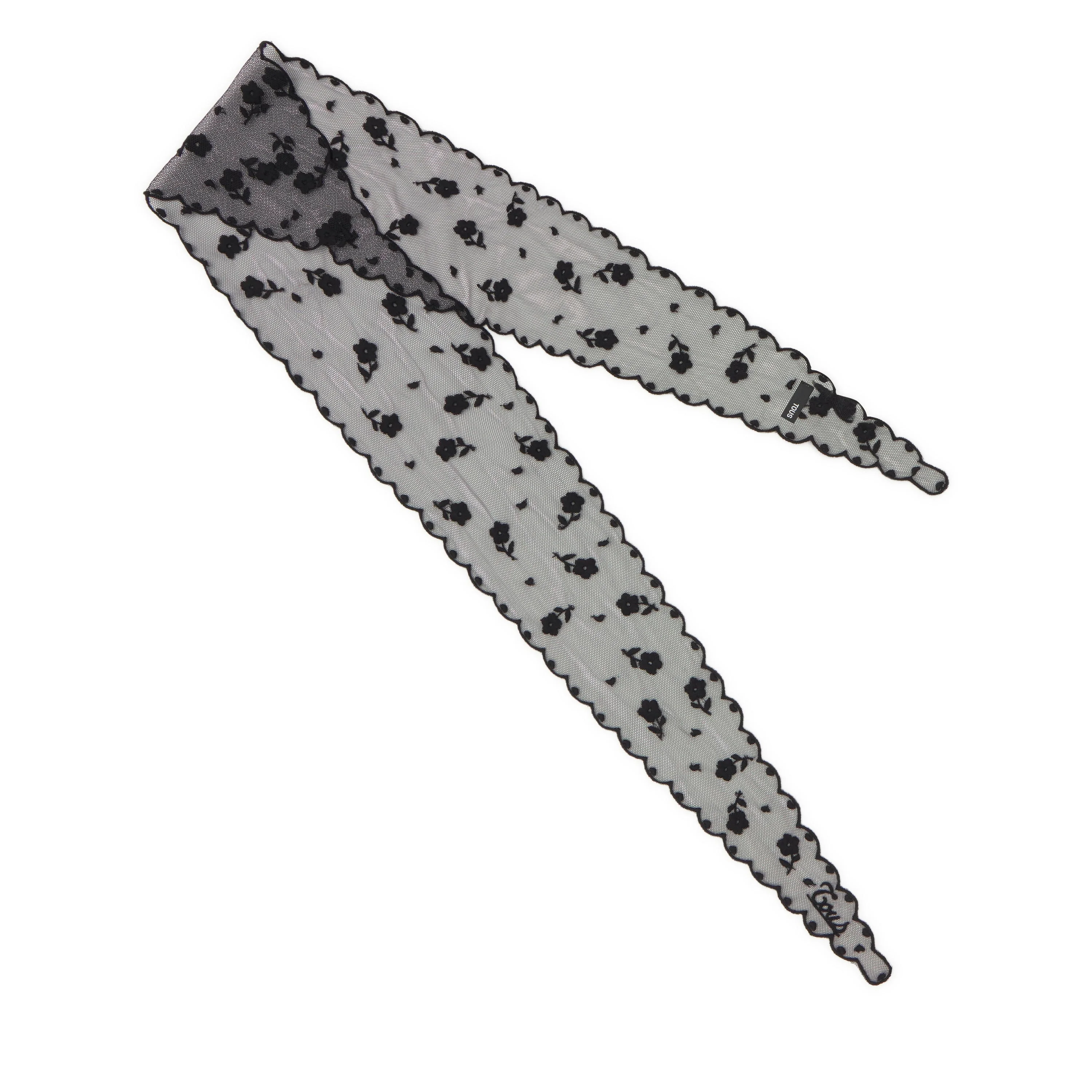Black embroidered Scarf TOUS Daisy - 1