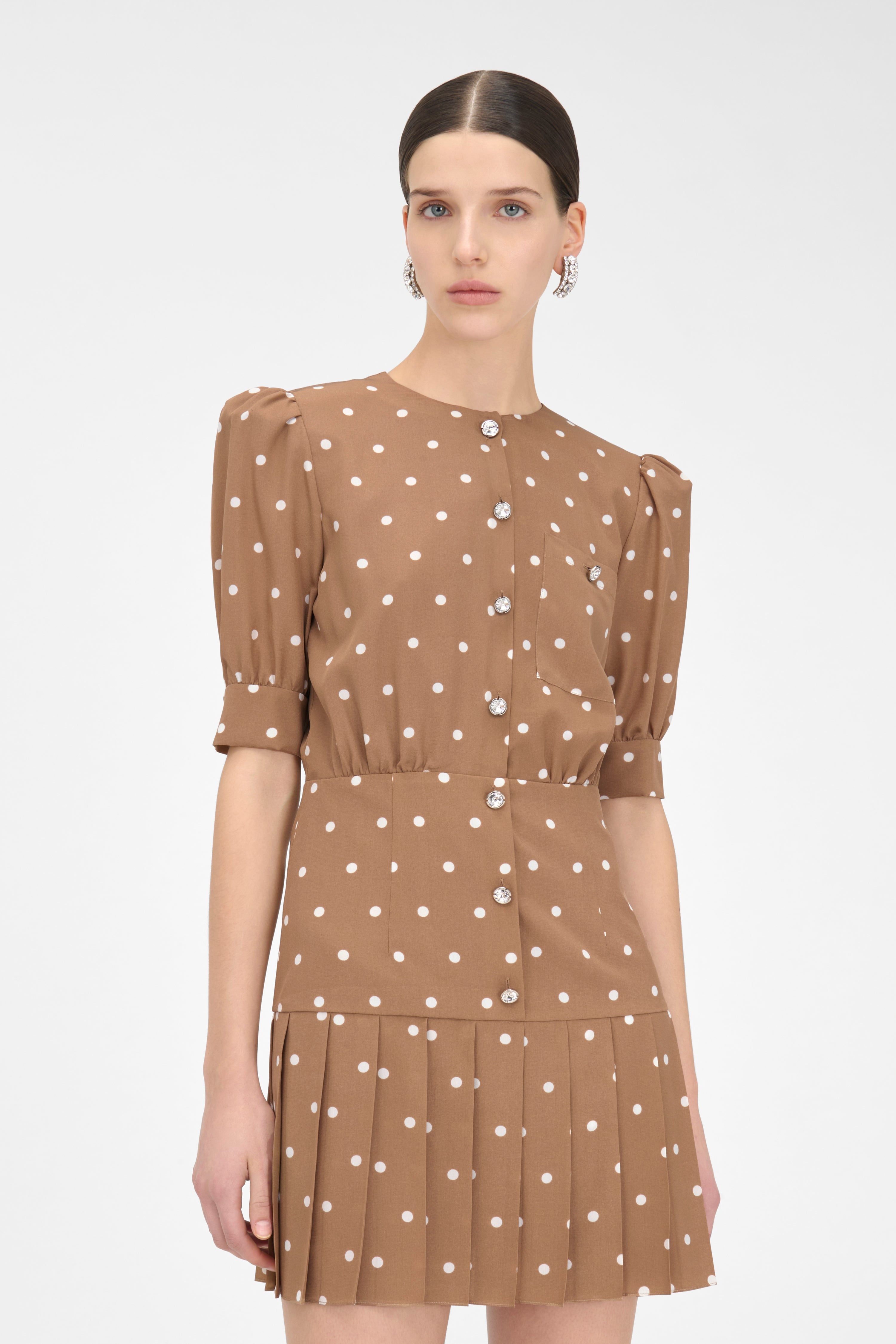 POLKA DOT MINI DRESS - 5