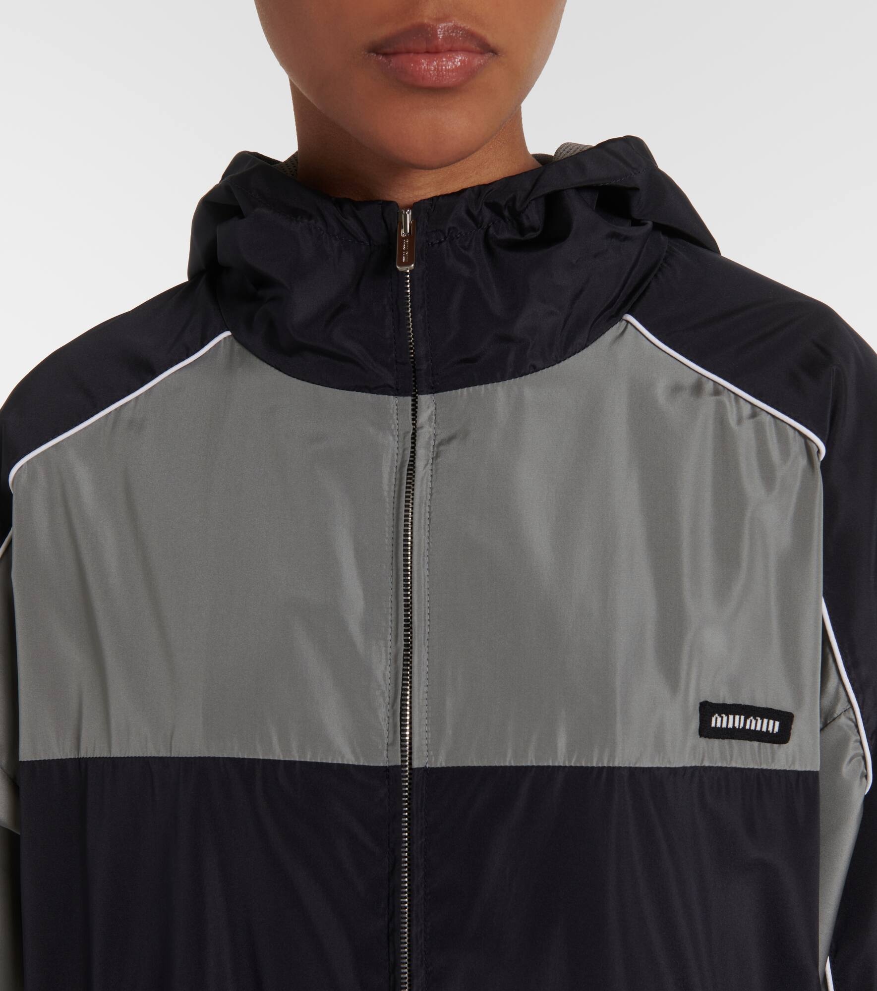 Logo oversized track jacket - 4