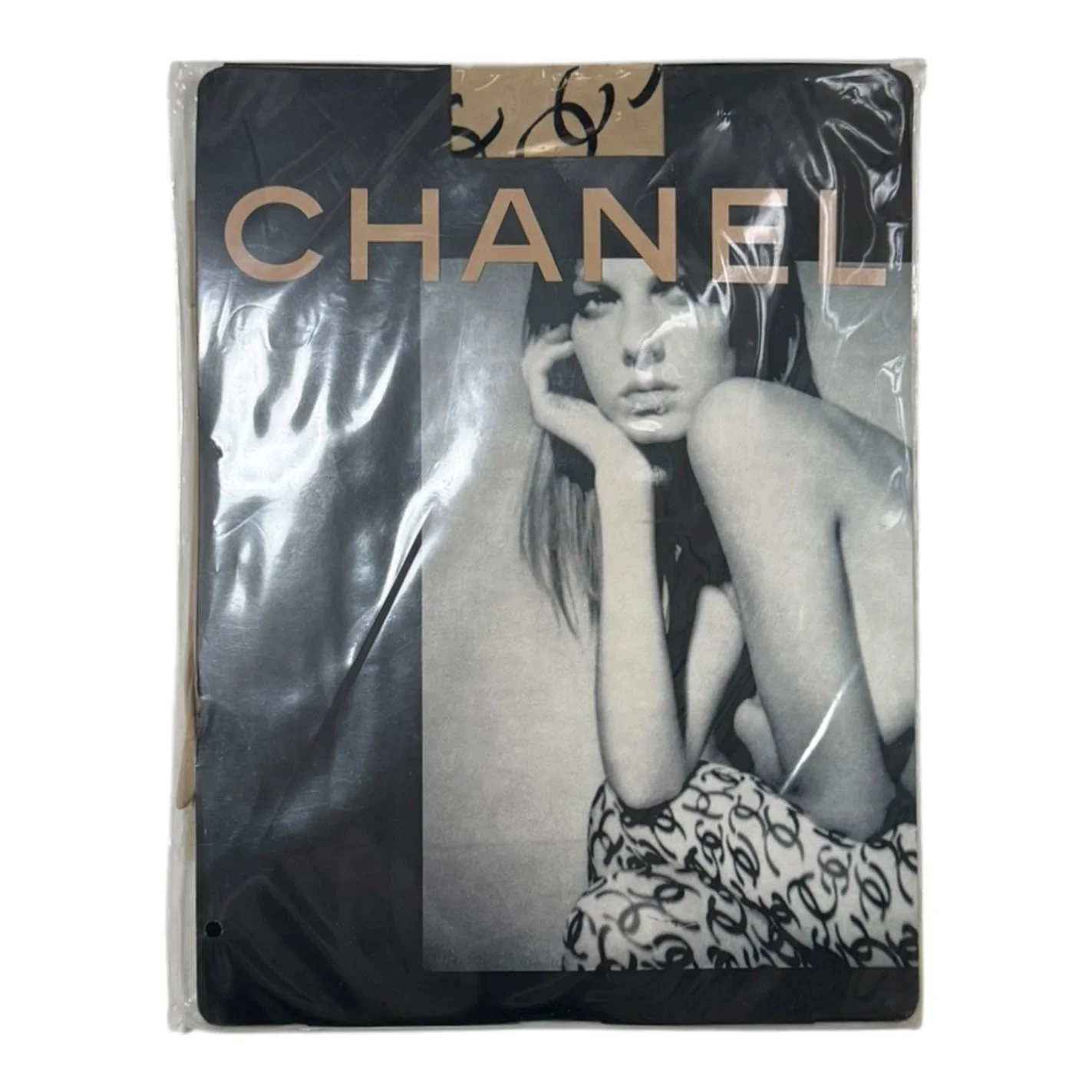 CHANEL Fall Winter 2000 Monogram CC Logo Tights - 1