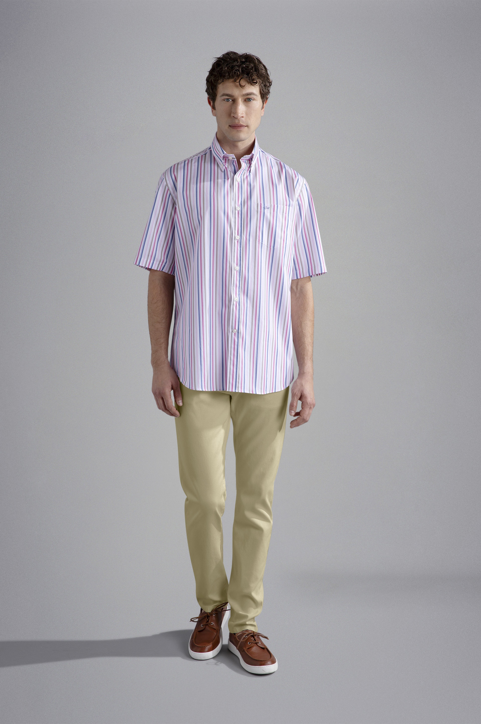 STRETCH COTTON 5 POCKETS TROUSERS - 2