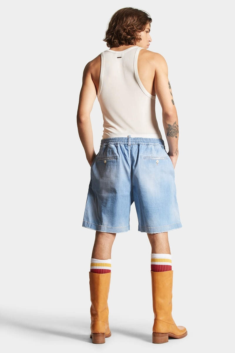 LIGHT WASH BOXER SHORTS 4