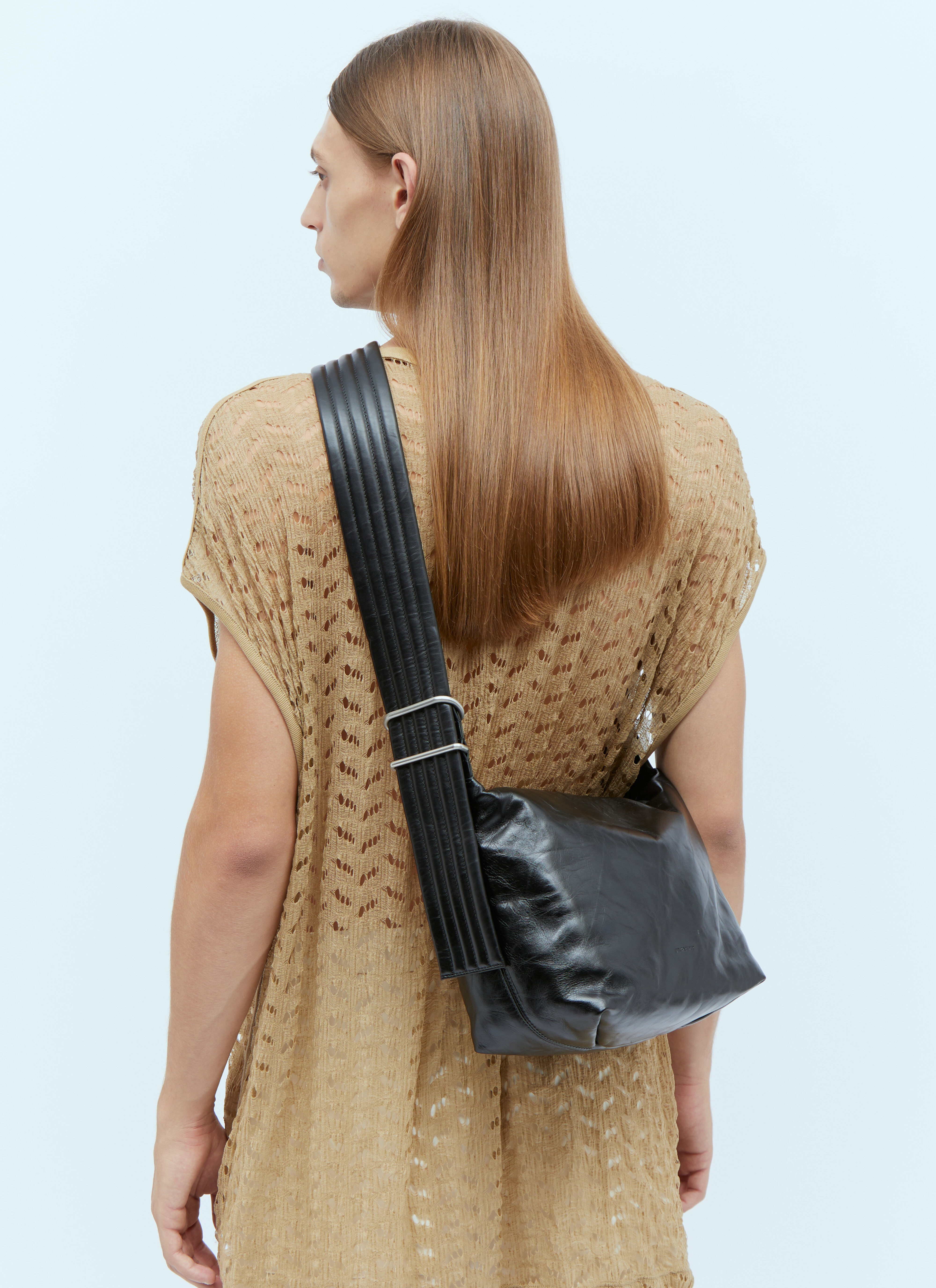 Jil Sander Quilted Leather Crossbody Bag | lncc | REVERSIBLE