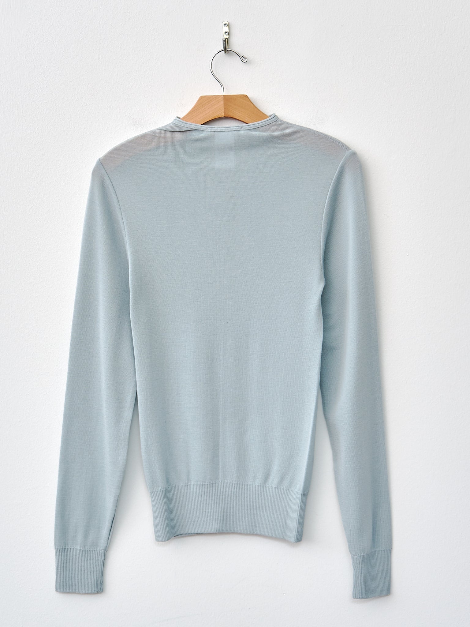 Fitted Seamless Cardigan - Cloud Blue - 6