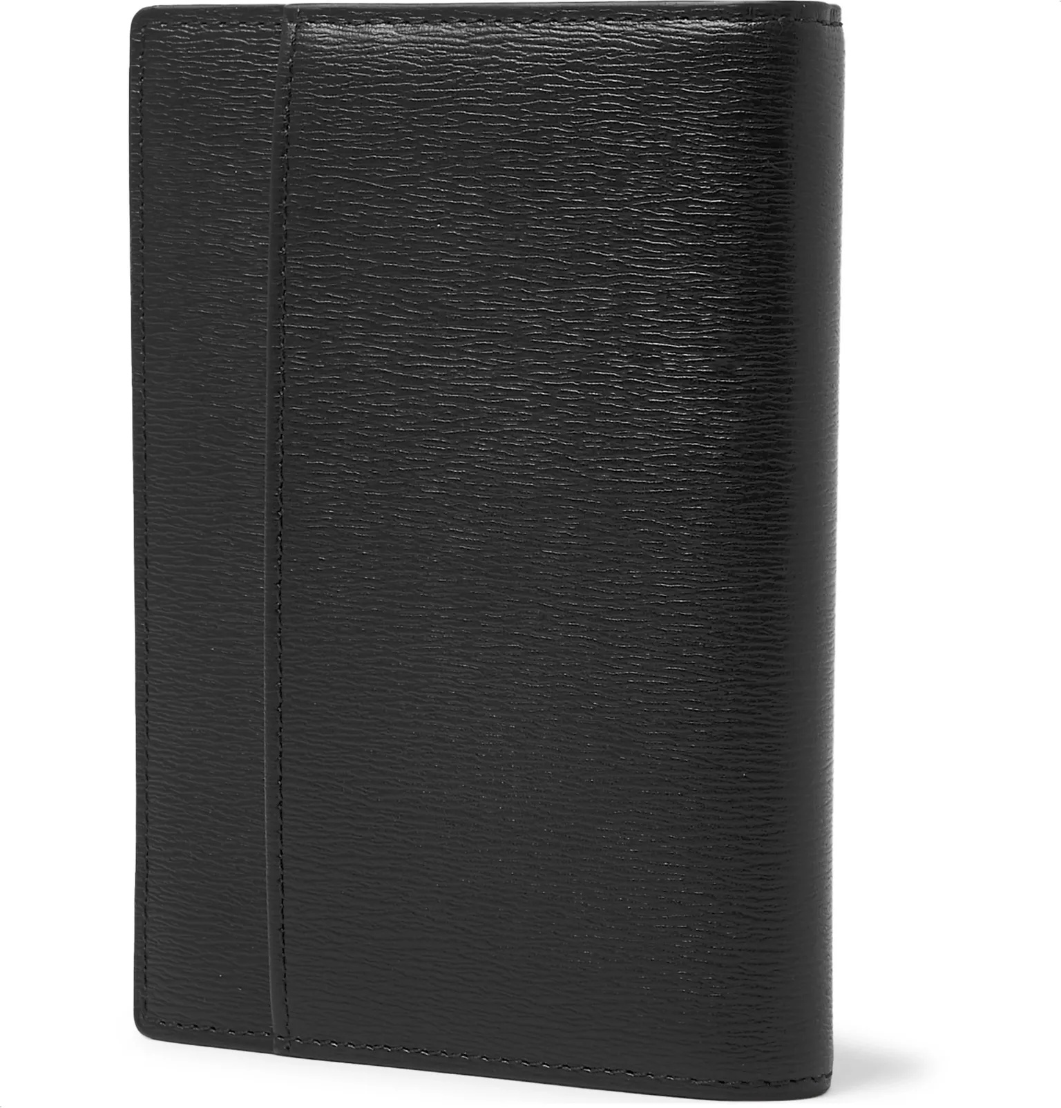 Textured-Leather Passport Holder - 3