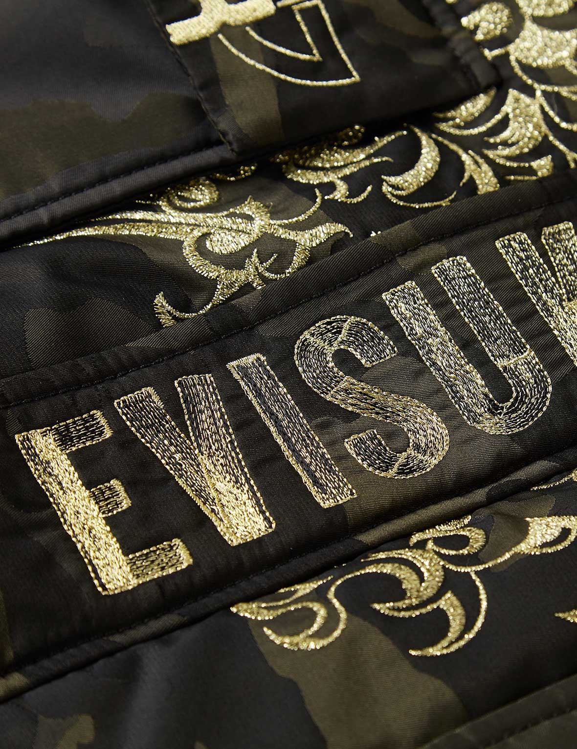 3D Ukiyo-E Embroidered Padded Jacket - 11