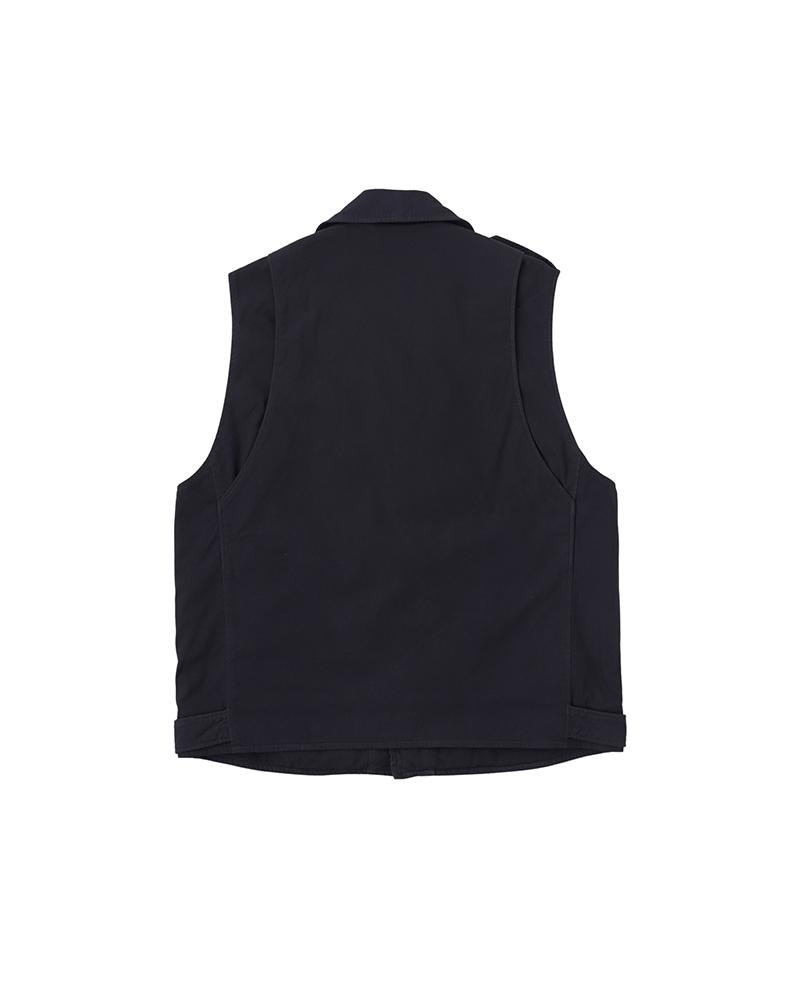 visvim STRABLER LIGHT VEST NAVY outlook
