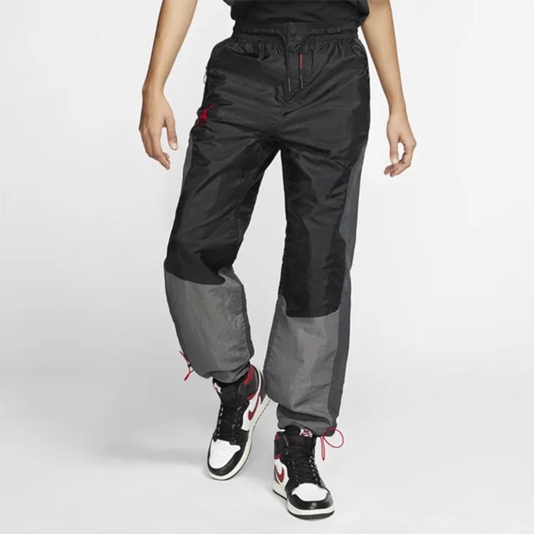 Air Jordan x OFF-WHITE Crossover Knitted Nylon Sports Long Pants Asia Edition Black CV0544-010 - 3