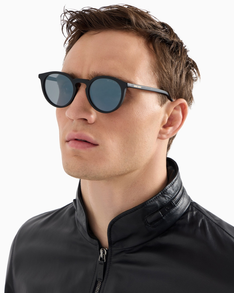 GIORGIO ARMANI MEN’S PANTO SUNGLASSES outlook