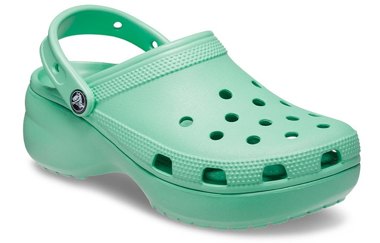 (WMNS) Crocs Classic Platform Clog 'Jade Stone' 206750-3UG - 4
