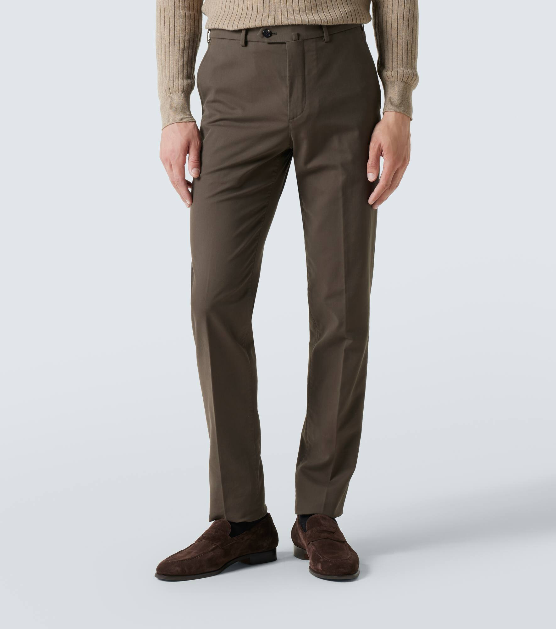 Carlo cotton-blend chinos - 3