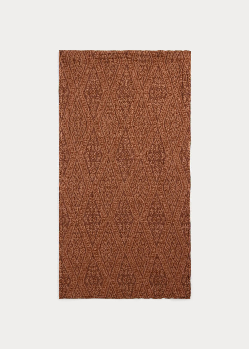 Double-Faced Cotton Jacquard Scarf 3
