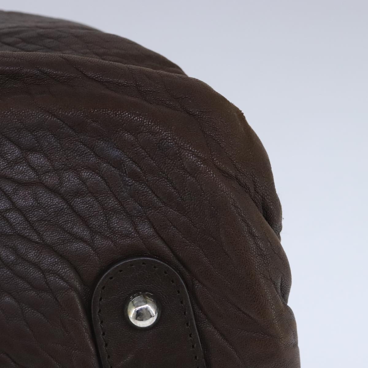 DIOR Hand Bag Leather Brown - 16