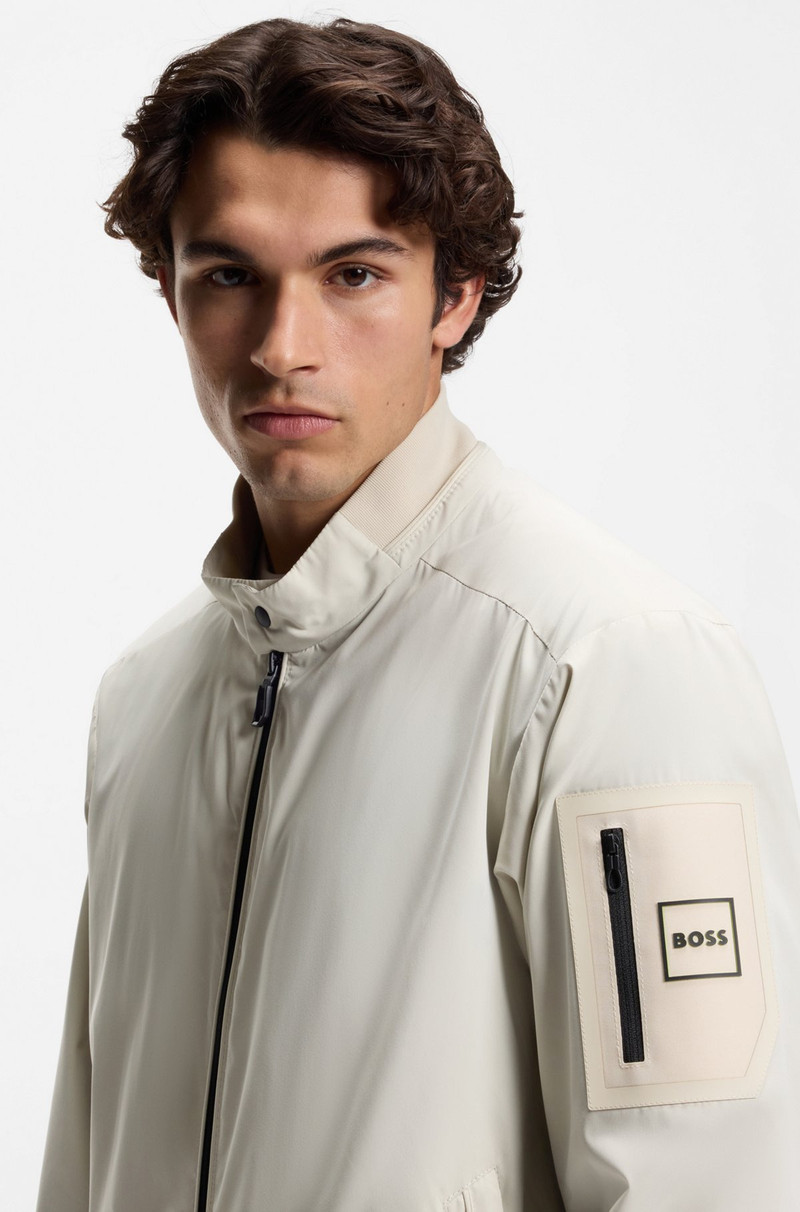 DOUBLE-PIPING BLOUSON JACKET WITH WATER-REPELLENT FINISH 6