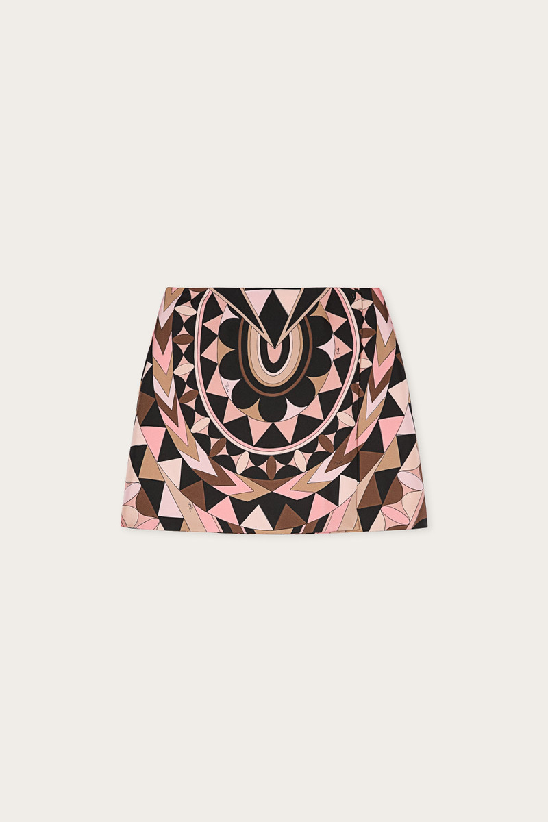 MANUBA PRINT SILK SKIRT 1