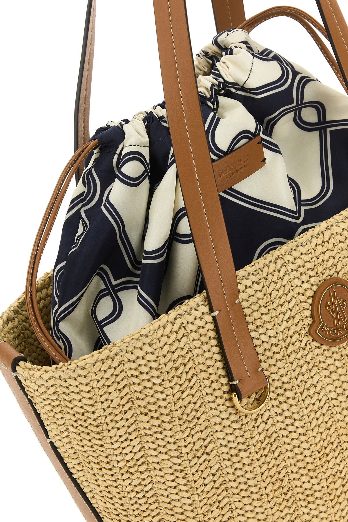 Raffia small Hubba shopping bag - 4