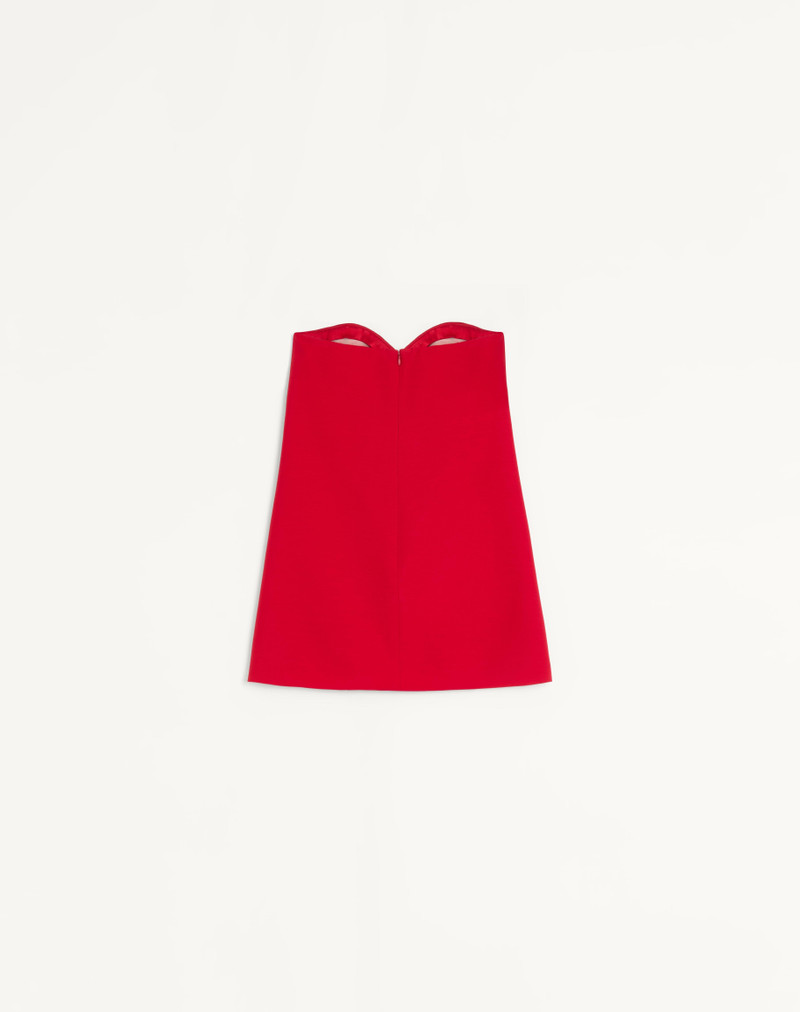 Valentino EMBROIDERED CREPE COUTURE SHORT DRESS outlook