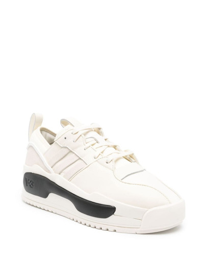 Y-3 Rivalry panelled leather sneakers outlook