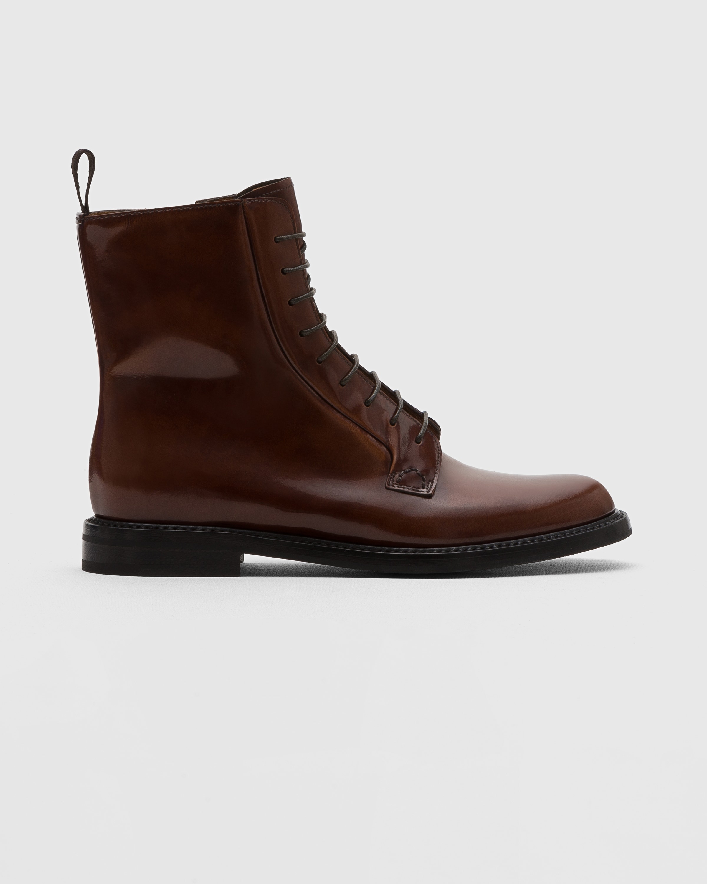 Polished Binder Lace Up Boot - 1
