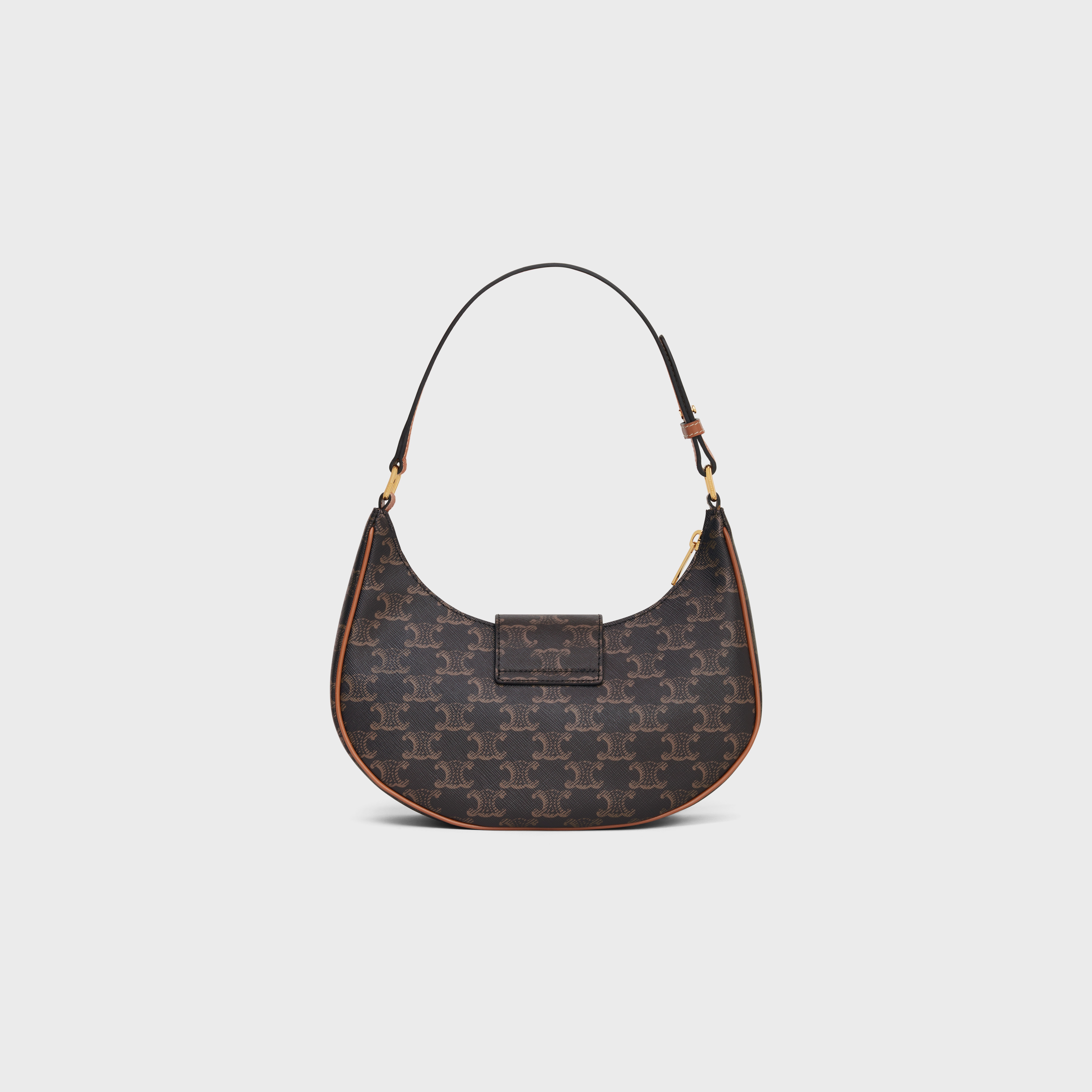 Ava Triomphe Soft Bag in Triomphe Canvas and calfskin - 3