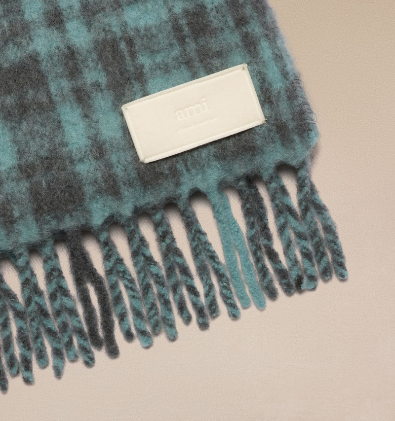 Oversize Checkered Ami Scarf 5