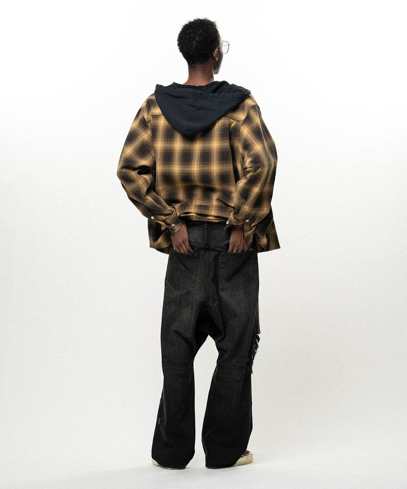 Distressed Sarouel Denim Pants 4