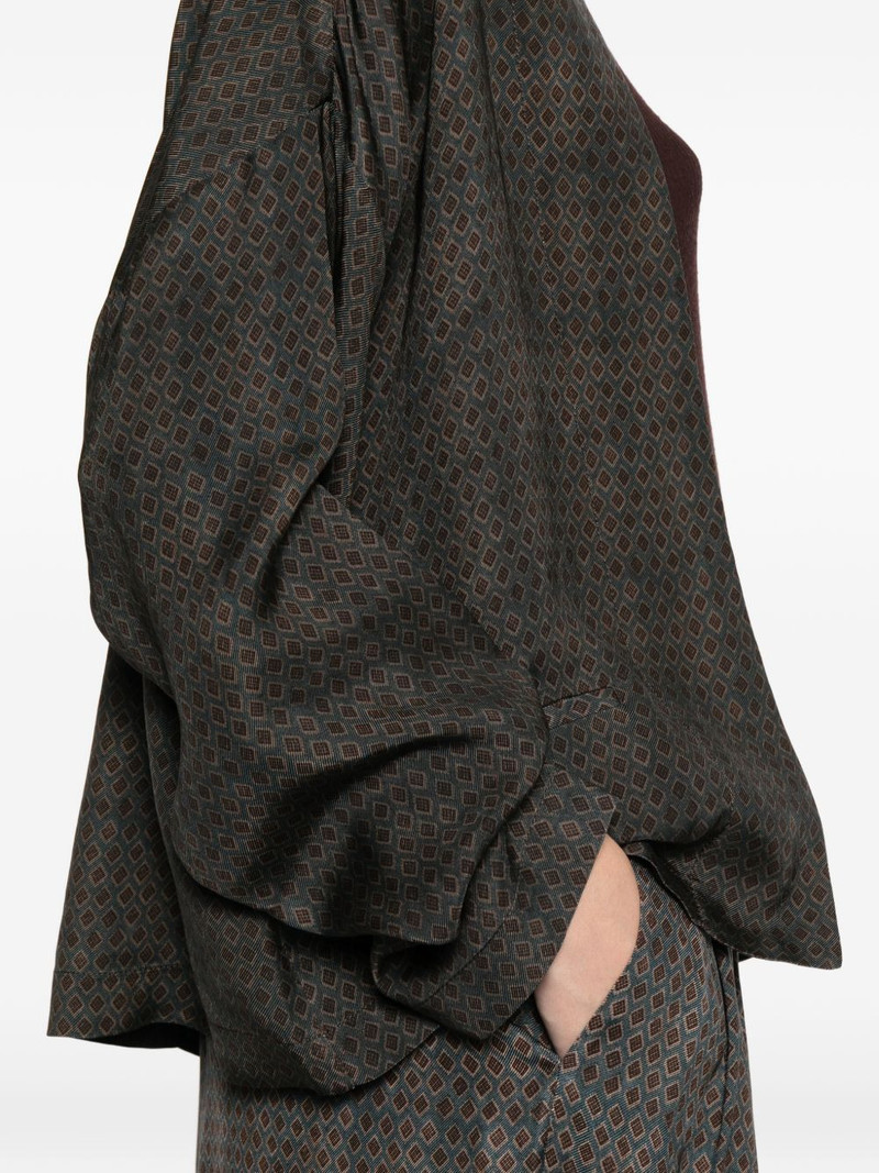 Klarke geometric-pattern jacket 5
