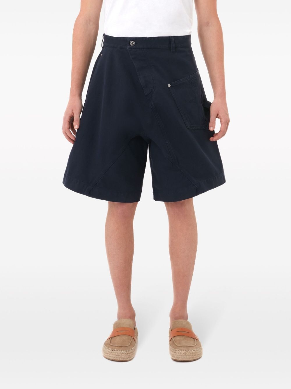 Twisted cotton bermuda shorts - 2