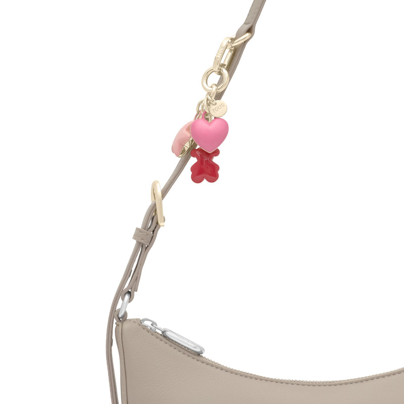TOUS Red and gold-colored Key ring Puffed Motifs outlook