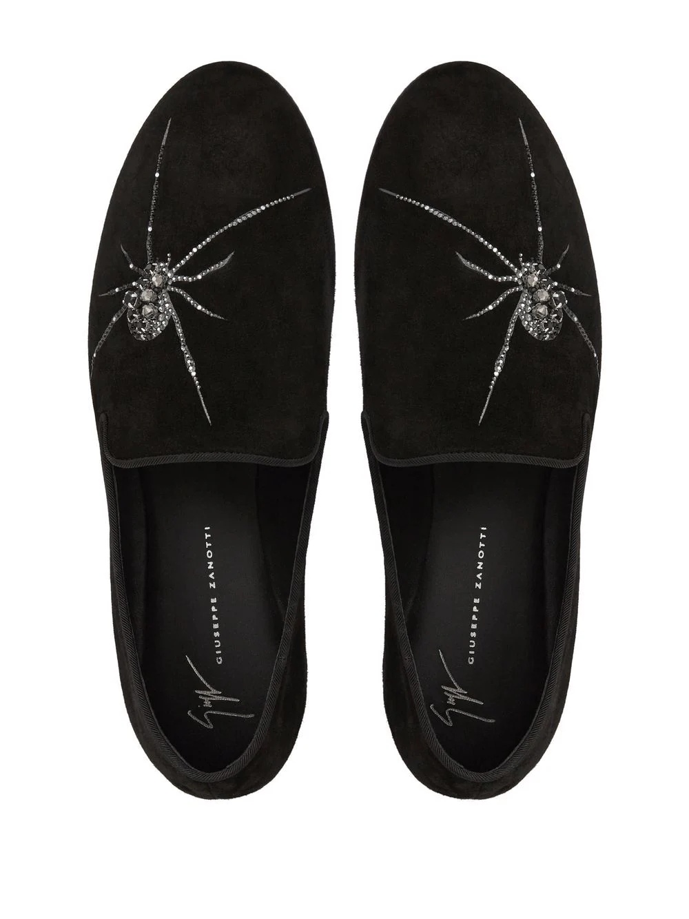 Atrax spider-motif slippers - 4