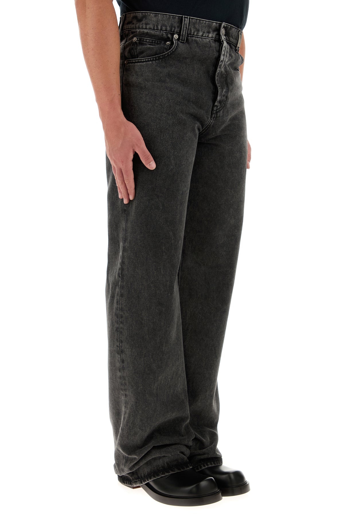 Grey denim jeans - 3