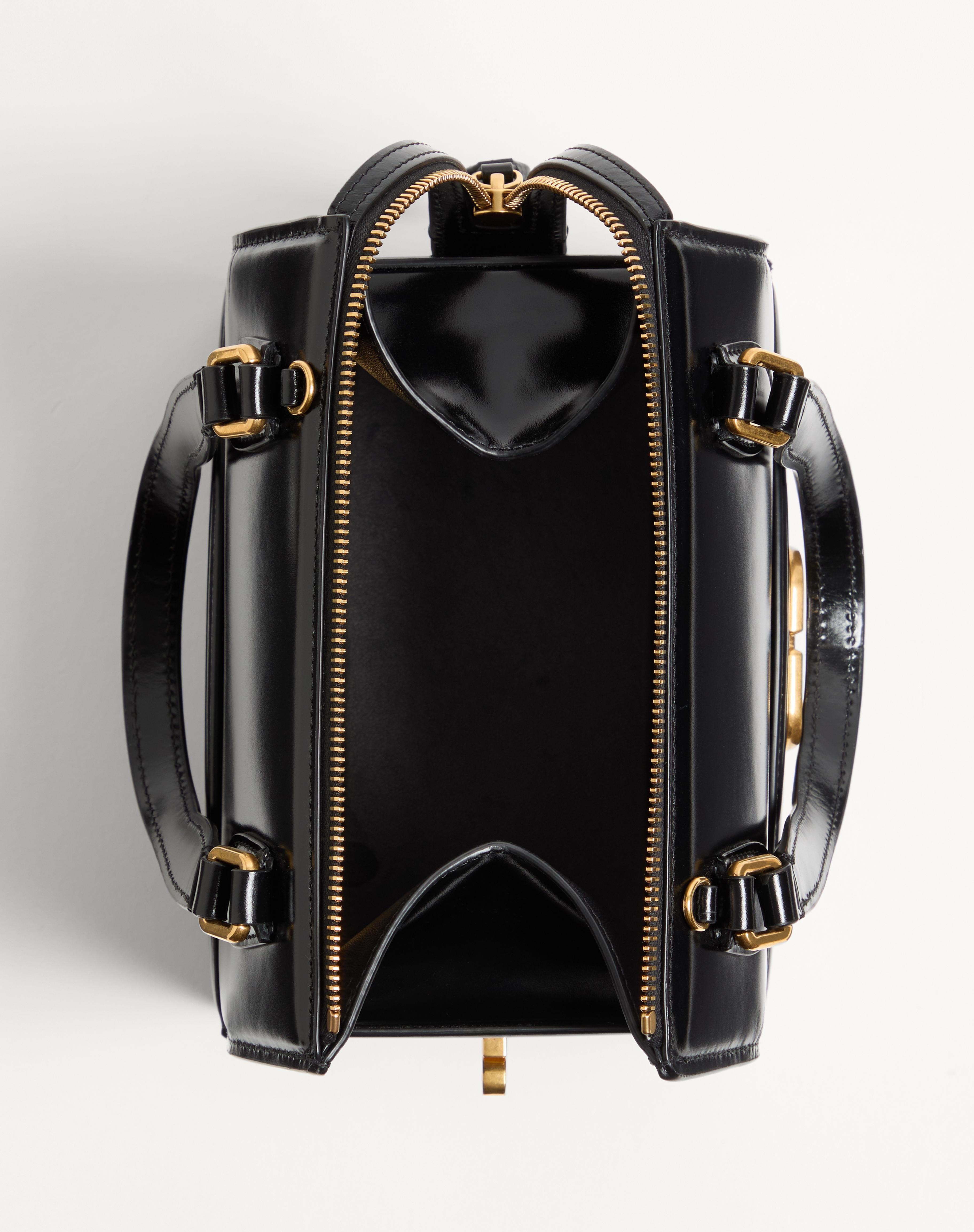 VALENTINO GARAVANI VAIN-CASE BOWLING BAG IN SHINY CALFSKIN - 5