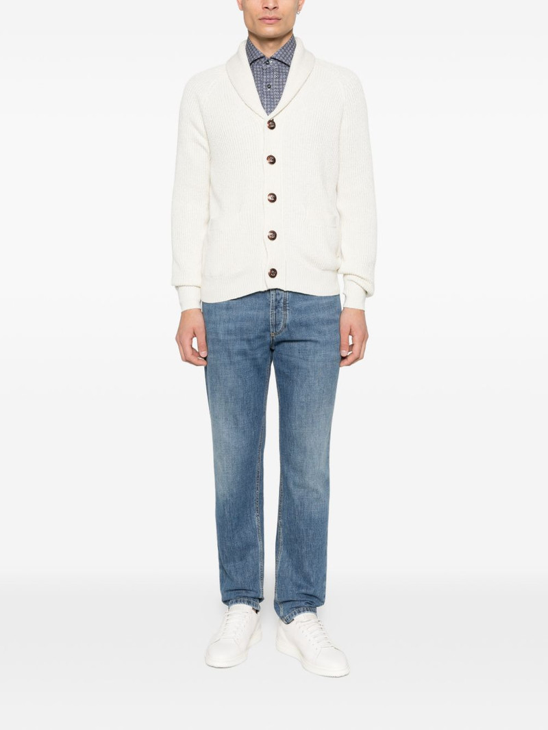 Brunello Cucinelli ribbed cardigan outlook