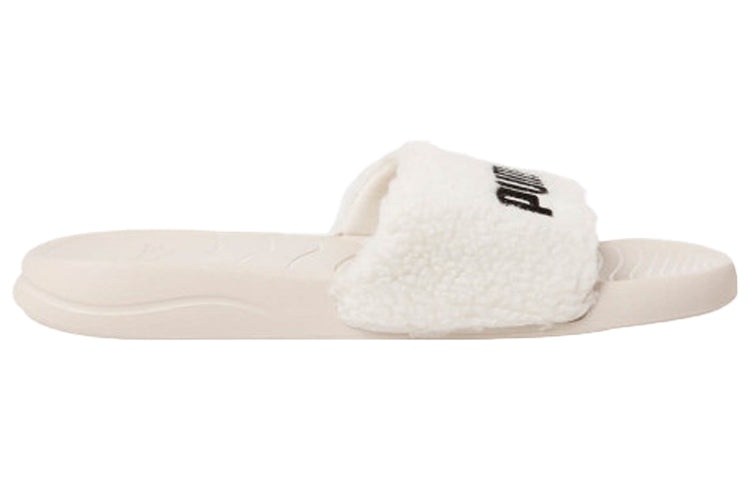 PUMA Popcat 20 White Velvet Slippers 375955-02 - 2