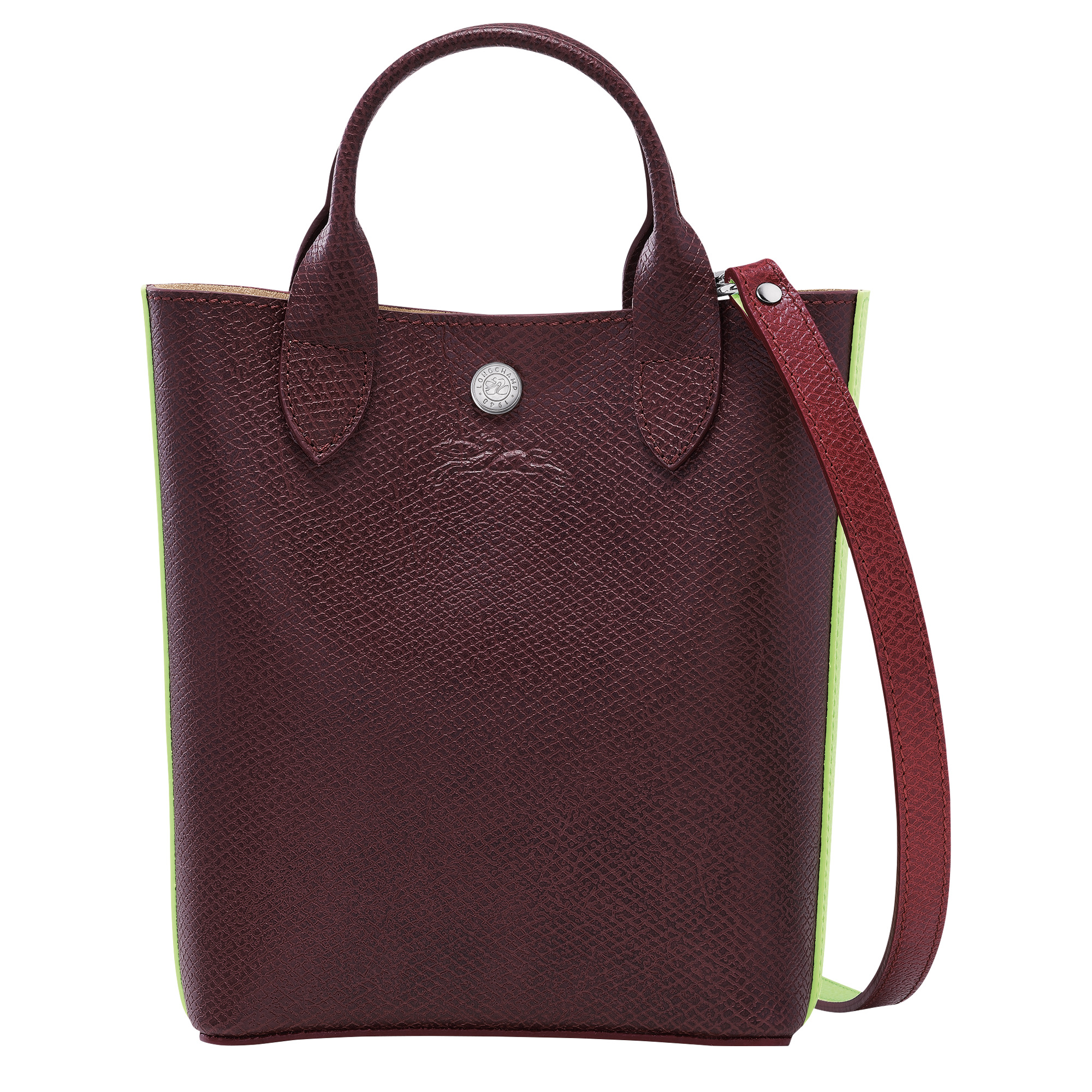 Épure XS Tote bag Burgundy - Leather - 1