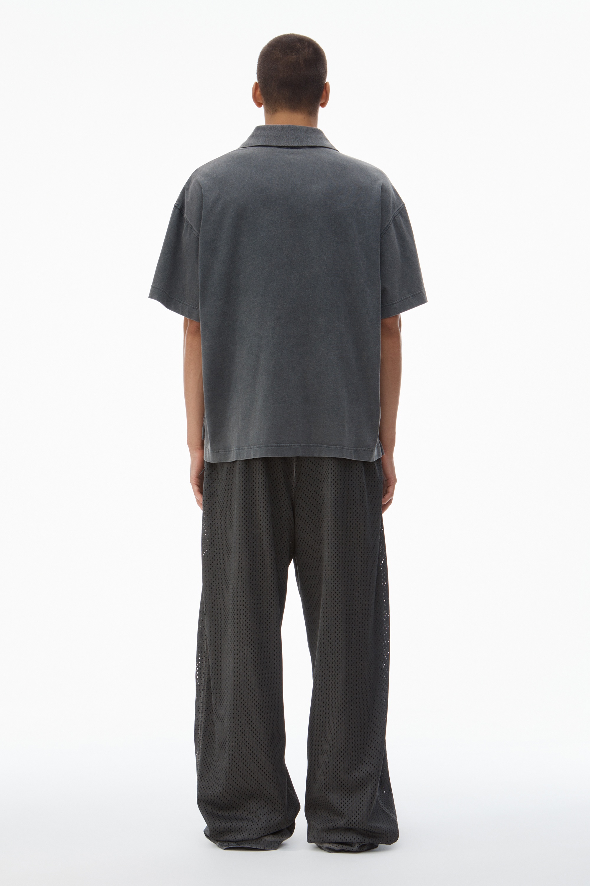 Men's Short-Sleeve Polo Tee in Cotton Jersey - 4