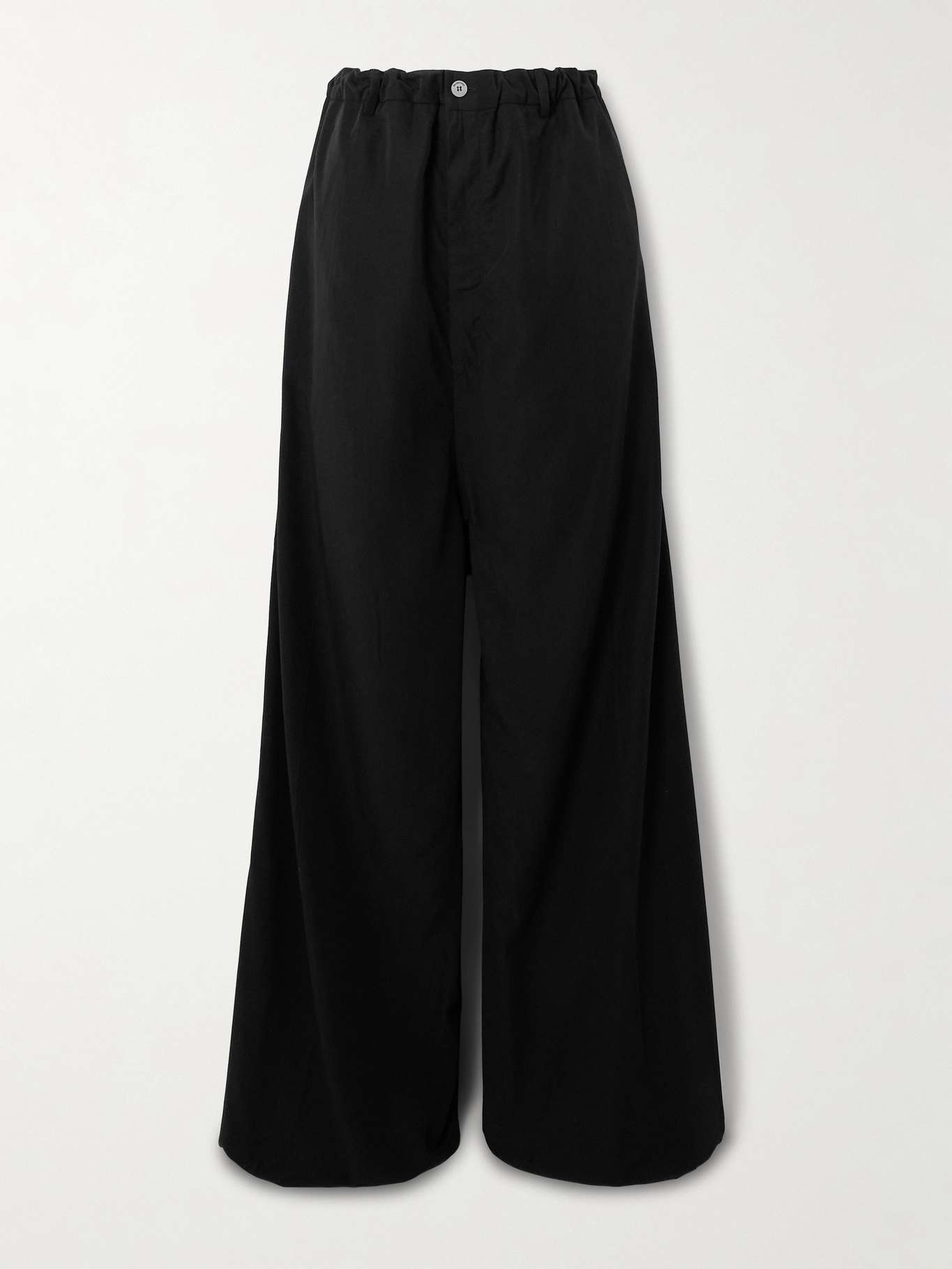 Lyocell-poplin wide-leg pants - 1