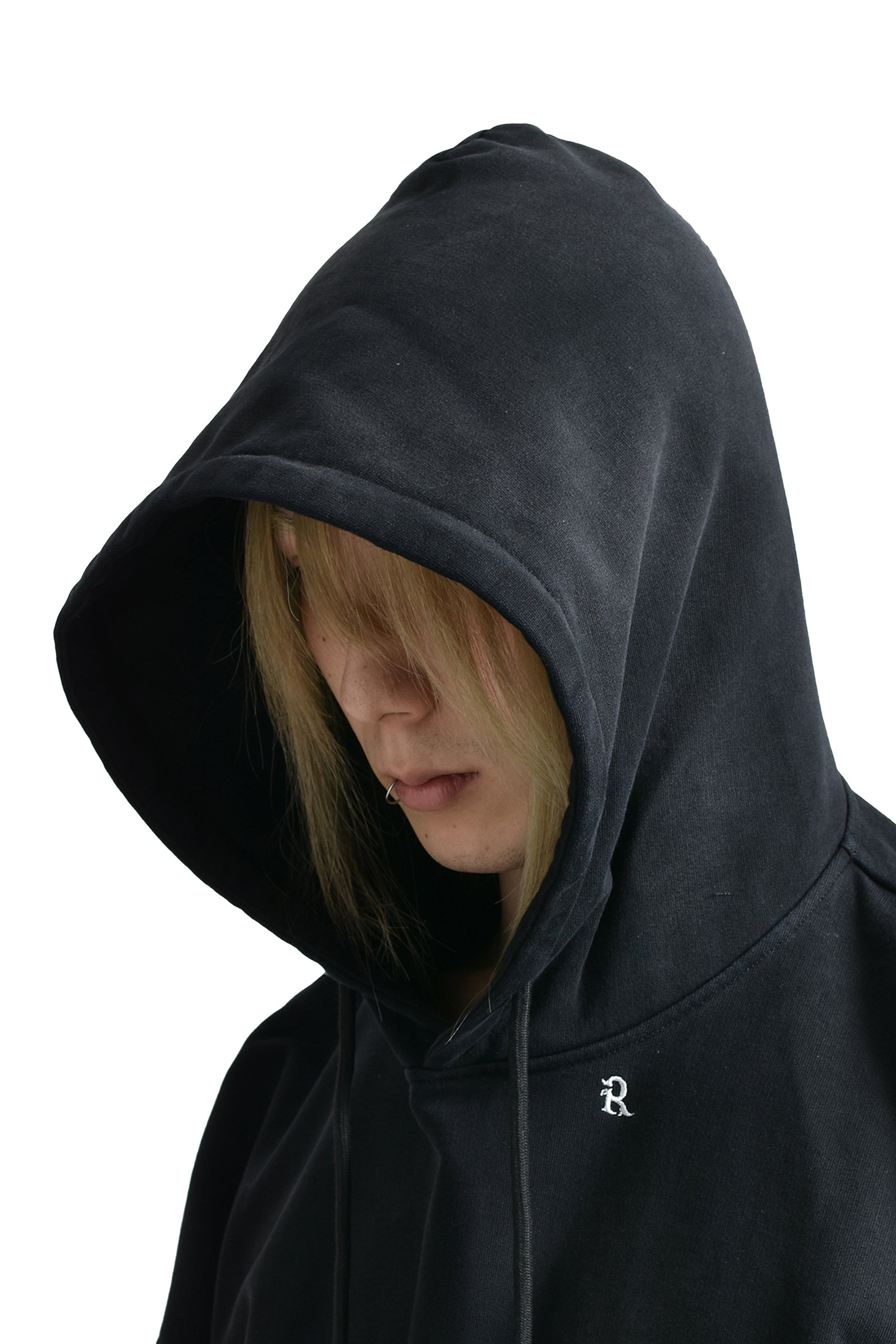 ORIGAMI HOODIE / BLK - 4